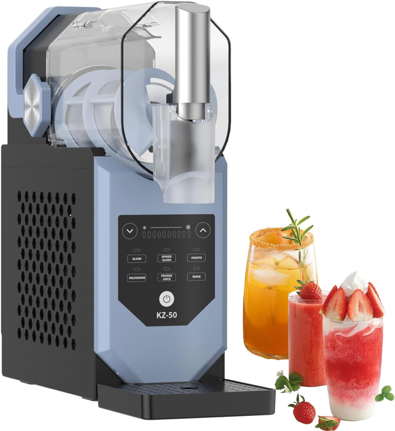 Machine à slushie 2L avec 5 modes glacés pour cocktails et milkshakes