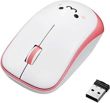Elecom Wireless Mouse, Includes Receiver, Size M, 3 Buttons, Infrared Sensor, Energy Saving, Pink M-IR07DRPN