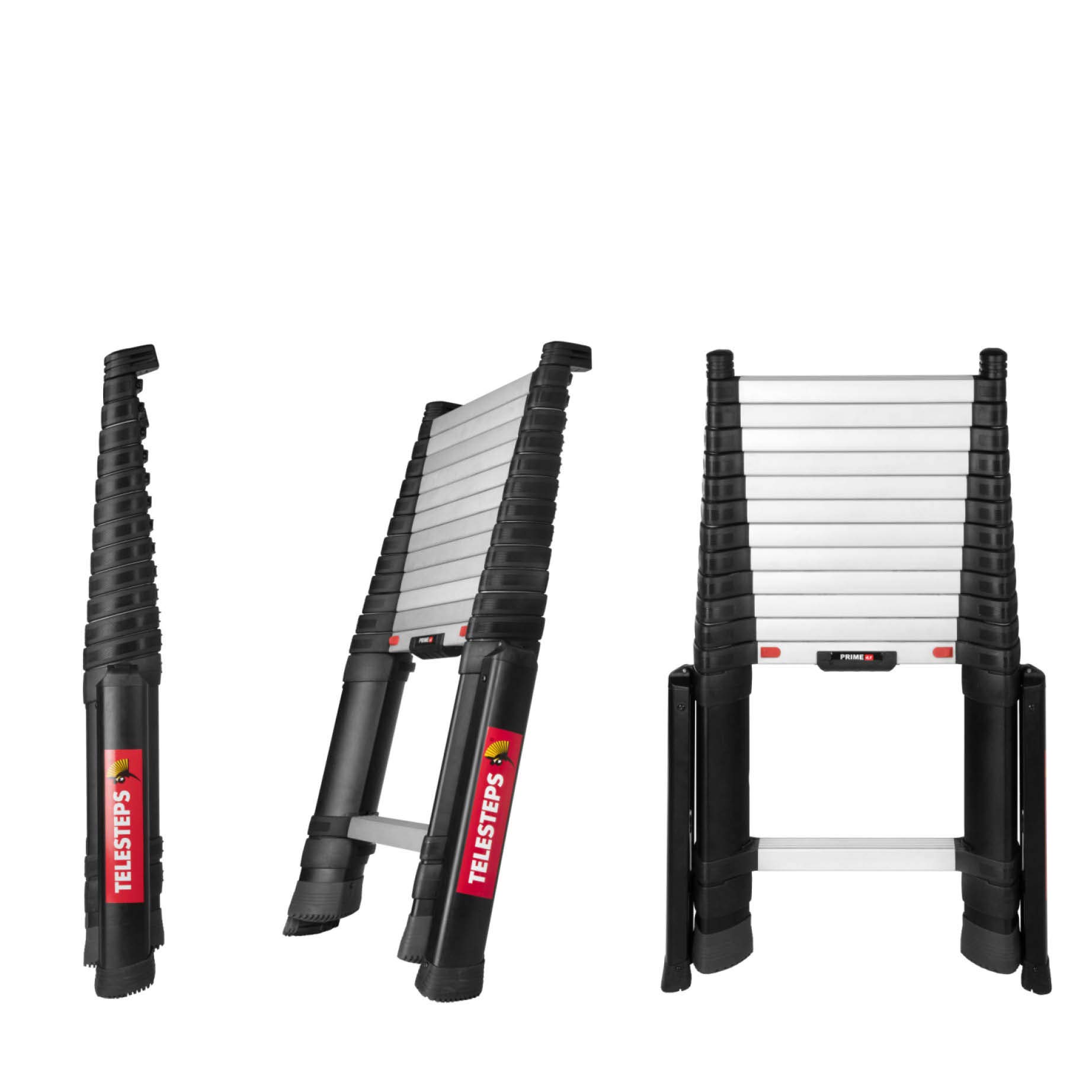 Telesteps Prime Line 4,1 m ze stabilizatorami, drabina teleskopowa bardzo mocna (72241-781)
