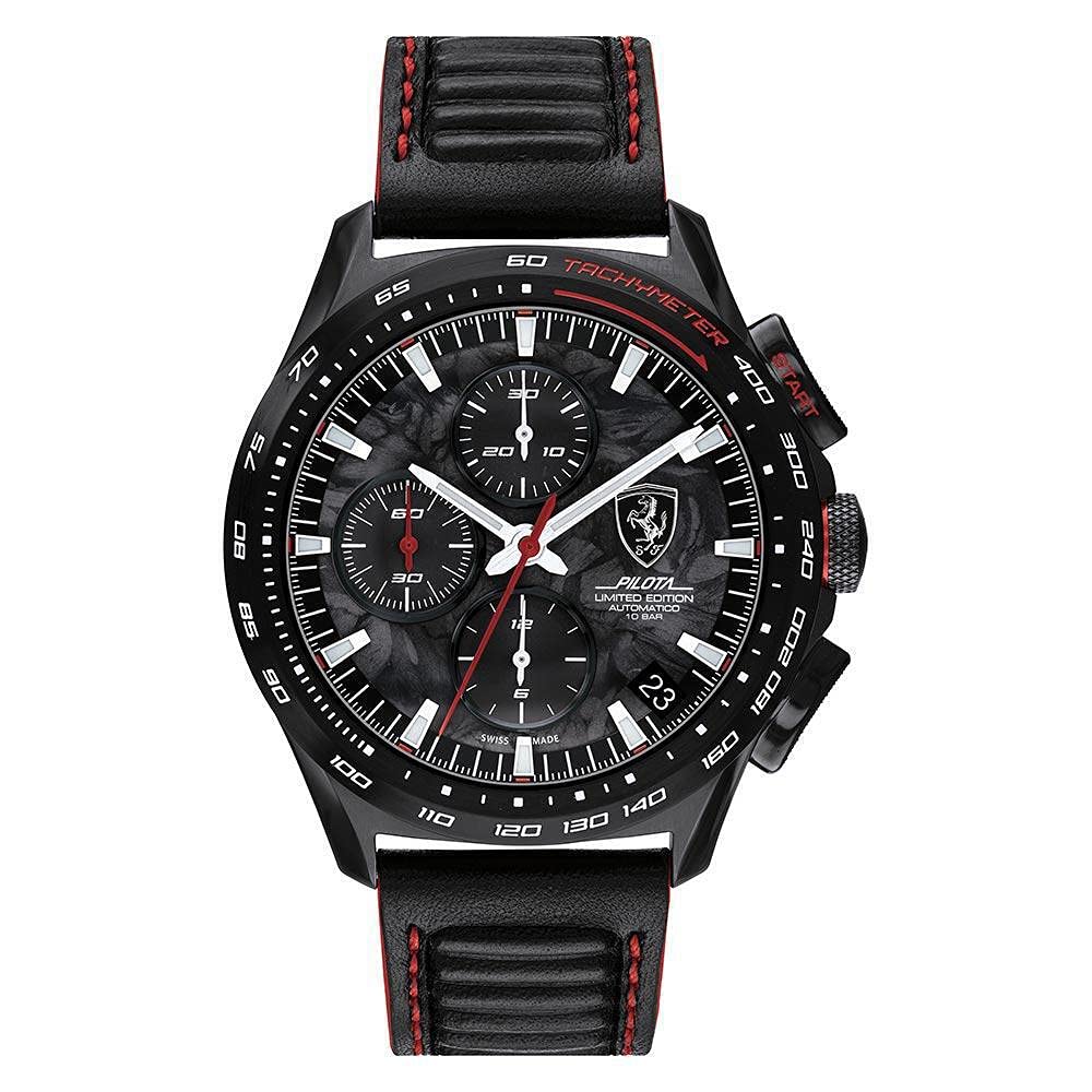 Ferrari Silicone Scuderia Pilota Evo Analog Black Dial Mens Watch-830737 (B08XLMRQBM) Amazon Price History, Amazon Price Tracker