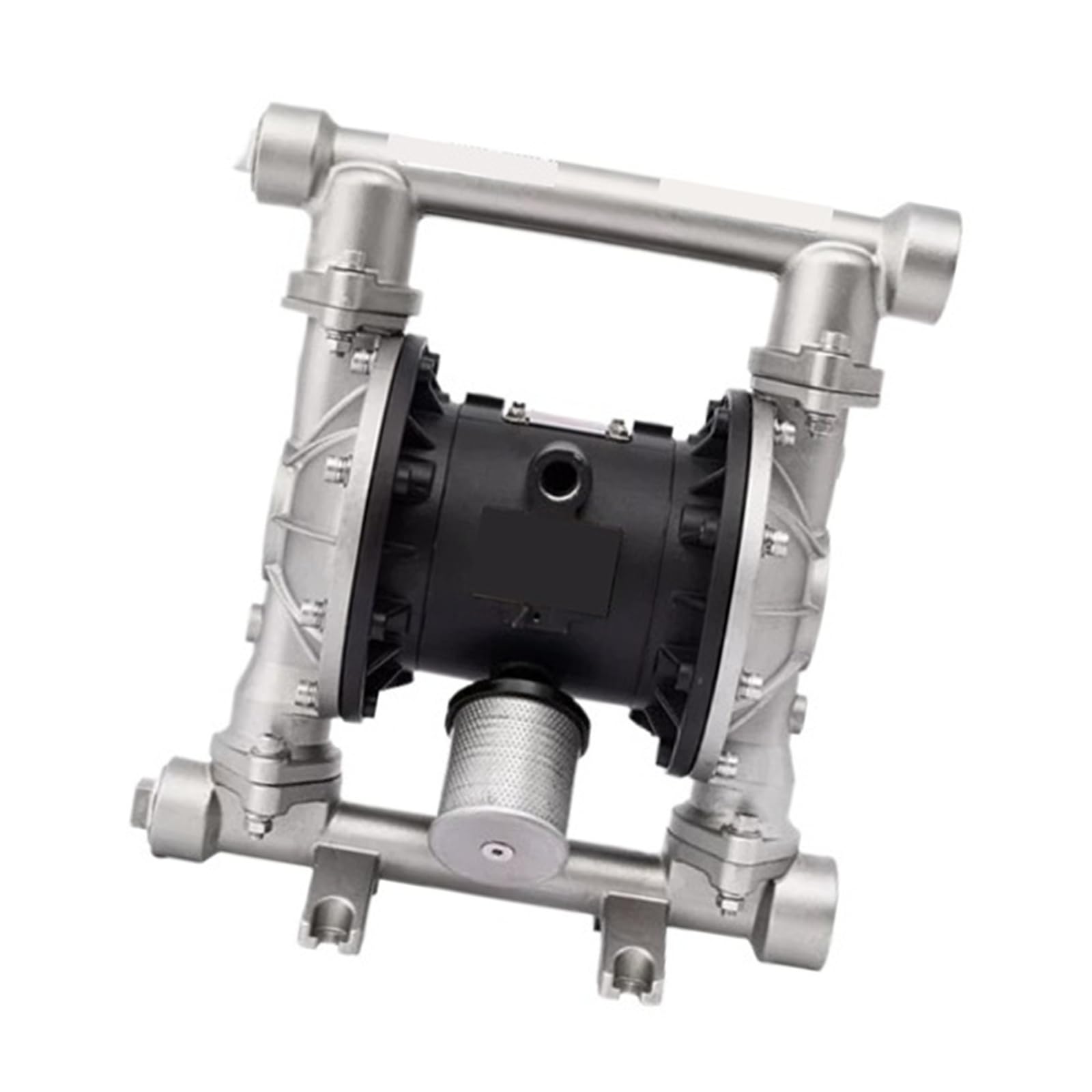 Pneumatic Diaphragm Pump QBY3-40PTFF304 Stainless Steel Flow Rate 151lpm Inlet/Outlet 1-1/2in