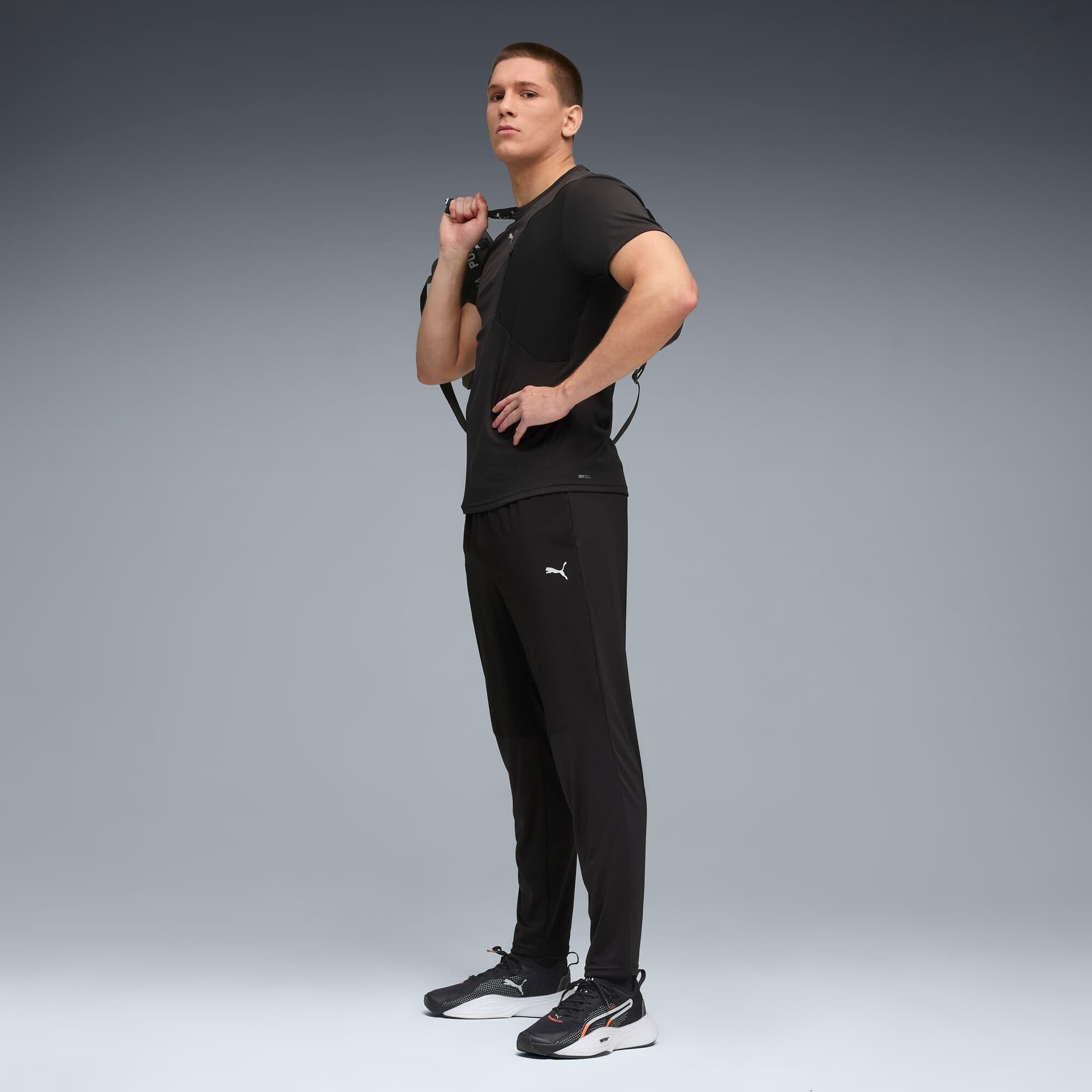 M Flex-Stoffmix Hose PUMA Schwarz – Bild 3