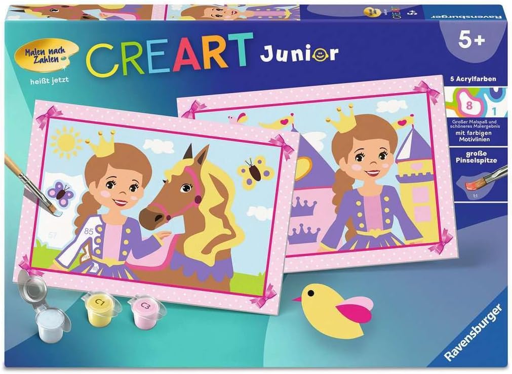 Ravensburger CreArt 25878 Painting by Numbers Little Princess from 5 Years