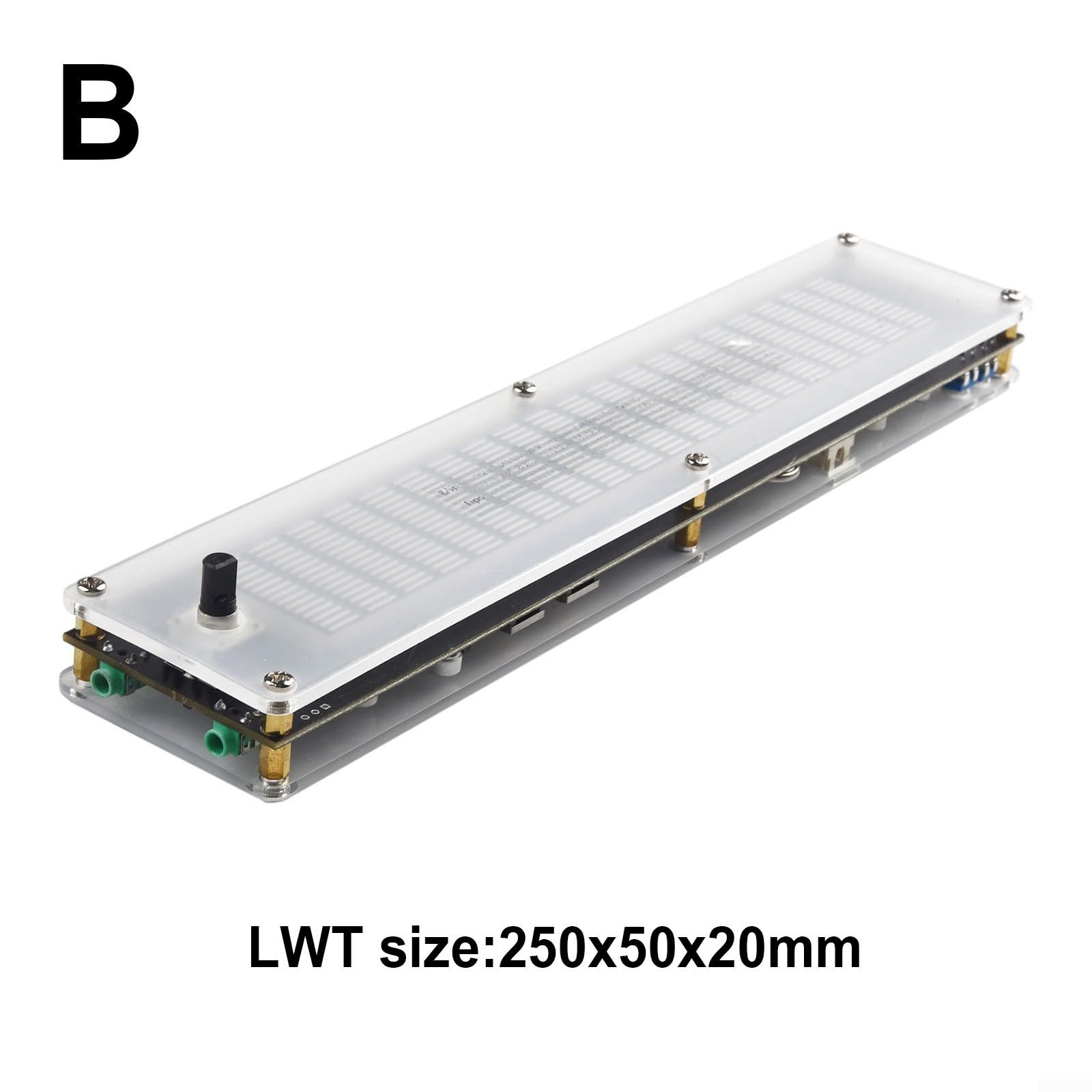 Spectre de musique LED pour égaliseur avec alimentation USB et fonctions d'affichage (avec)