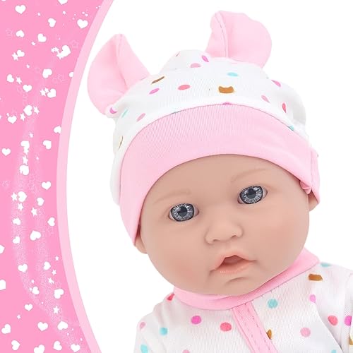 Miniatura 8 de ZITA ELEMENT Muñeca americana de 18 pulgadas con ropa y accesorios para muñecas, incluyendo muñeca de 18 pulgadas, vestido de arco iris, bolsa de