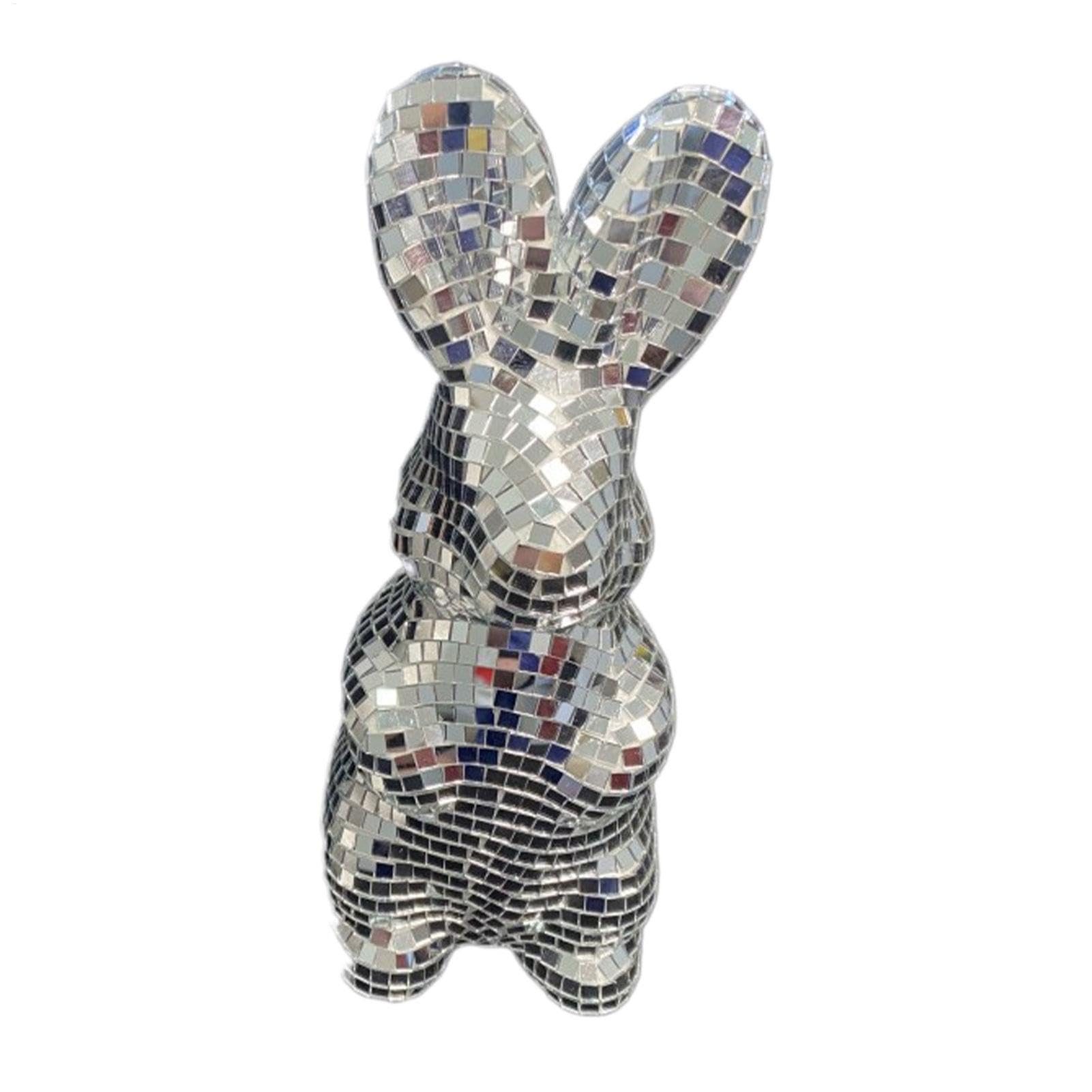 Lapin de Pâques miroir pour égayer une pièce sombre et triste