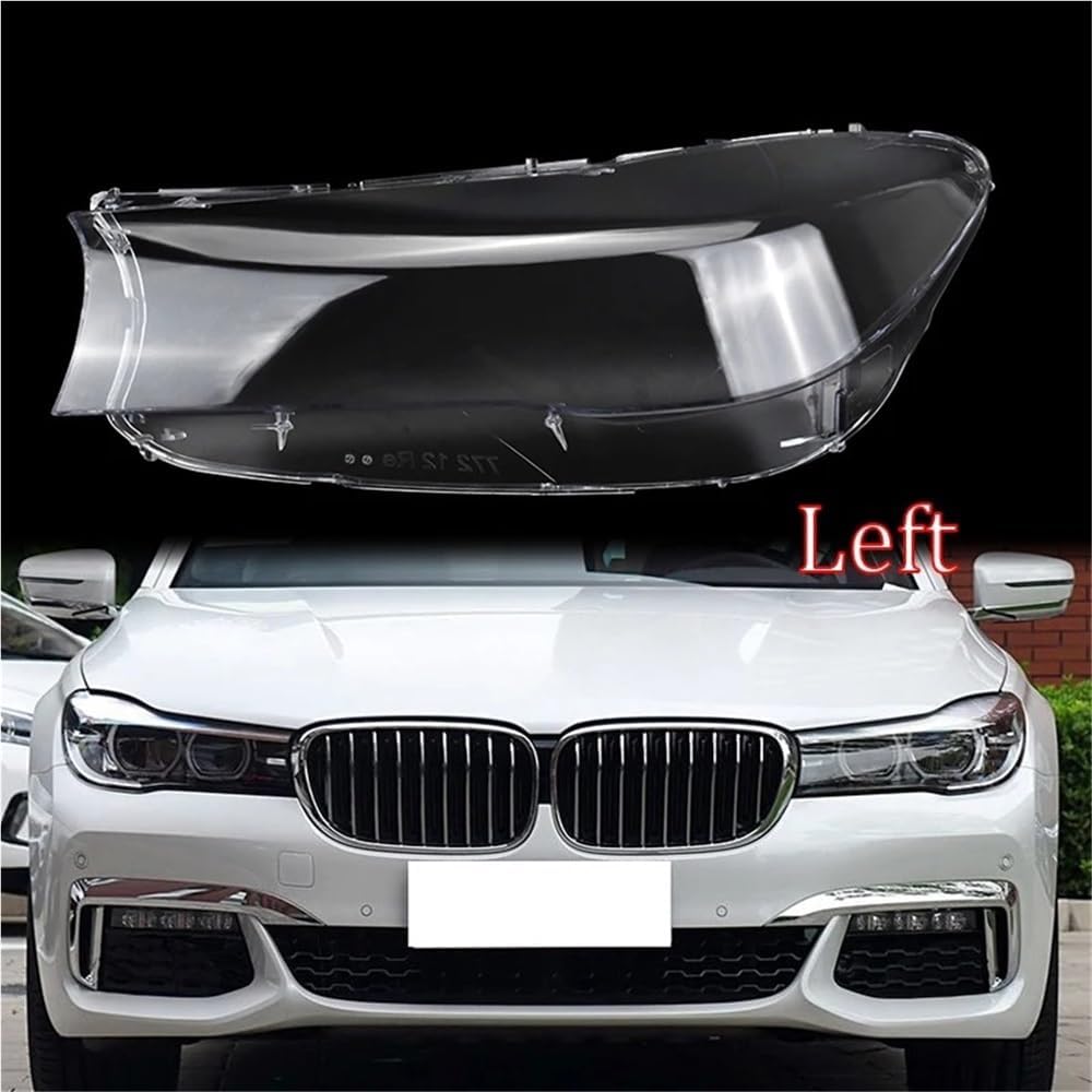 Headlamp Lens Cover Lens Compatible with BMW 7 Series 2006-2008 G11 G12 PRE-LCI Models Car Headlight Cover/BMW Accessories car Parts(Left)