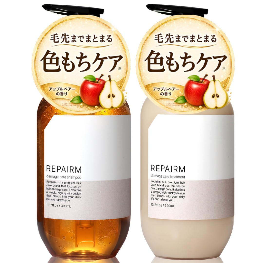 Amazon | REPAIRM シャンプー トリートメント セット ダメージ補修 15