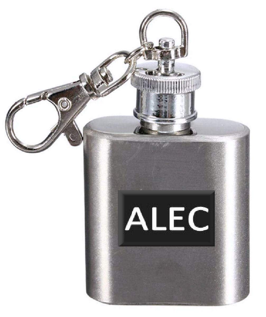 Flasque personnalisable ALEC de voyage pour randonnée et camping avec porte-clés