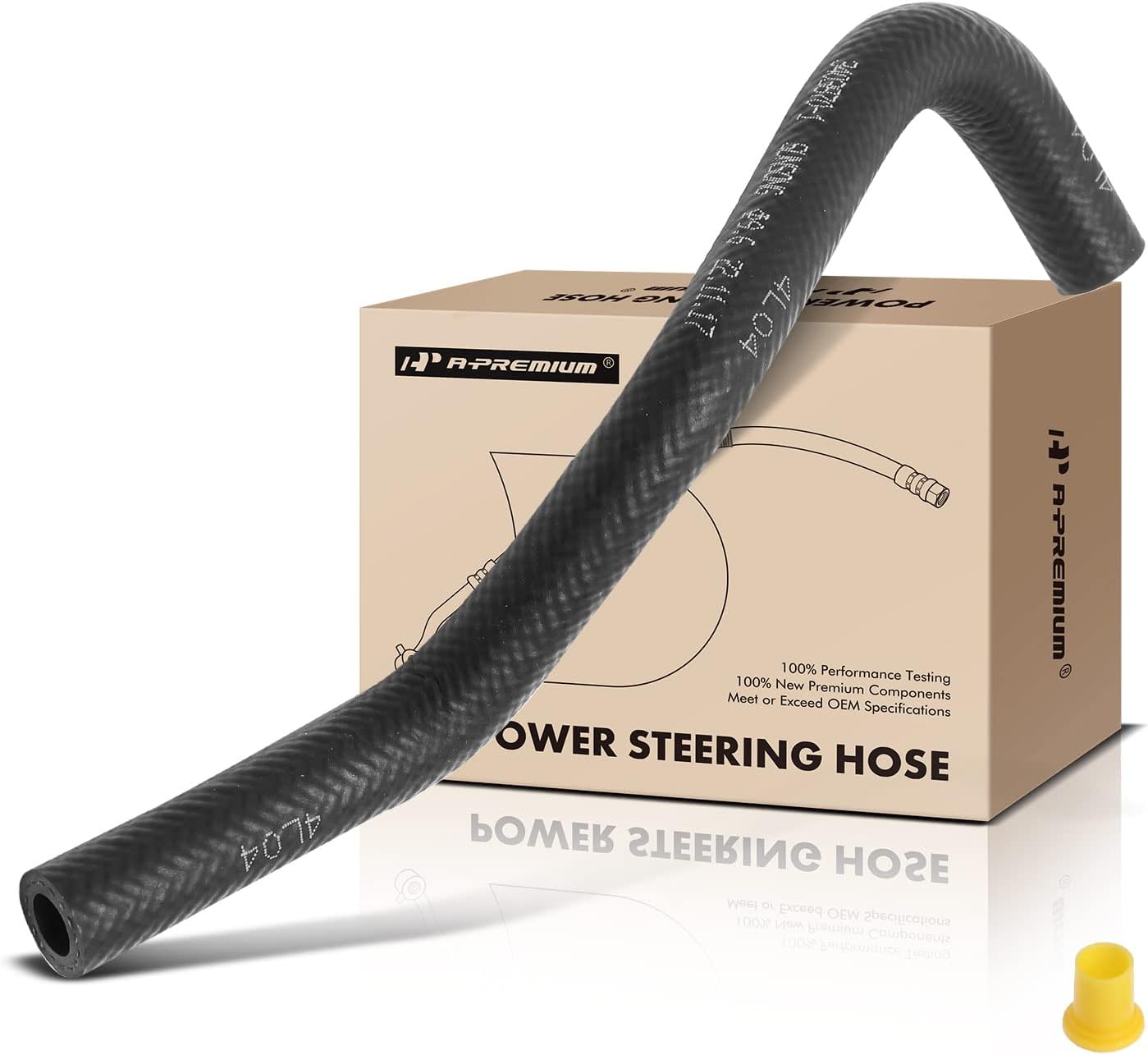 A-Premium Power Steering Hose Return Hose Line Assembly Compatible with Honda Accord 2008-2012 2.4L/3.5L, Crosstour 2012-2015 2.4L, To Reservoir, From Cooler Line, Replace# 53733TA0A01