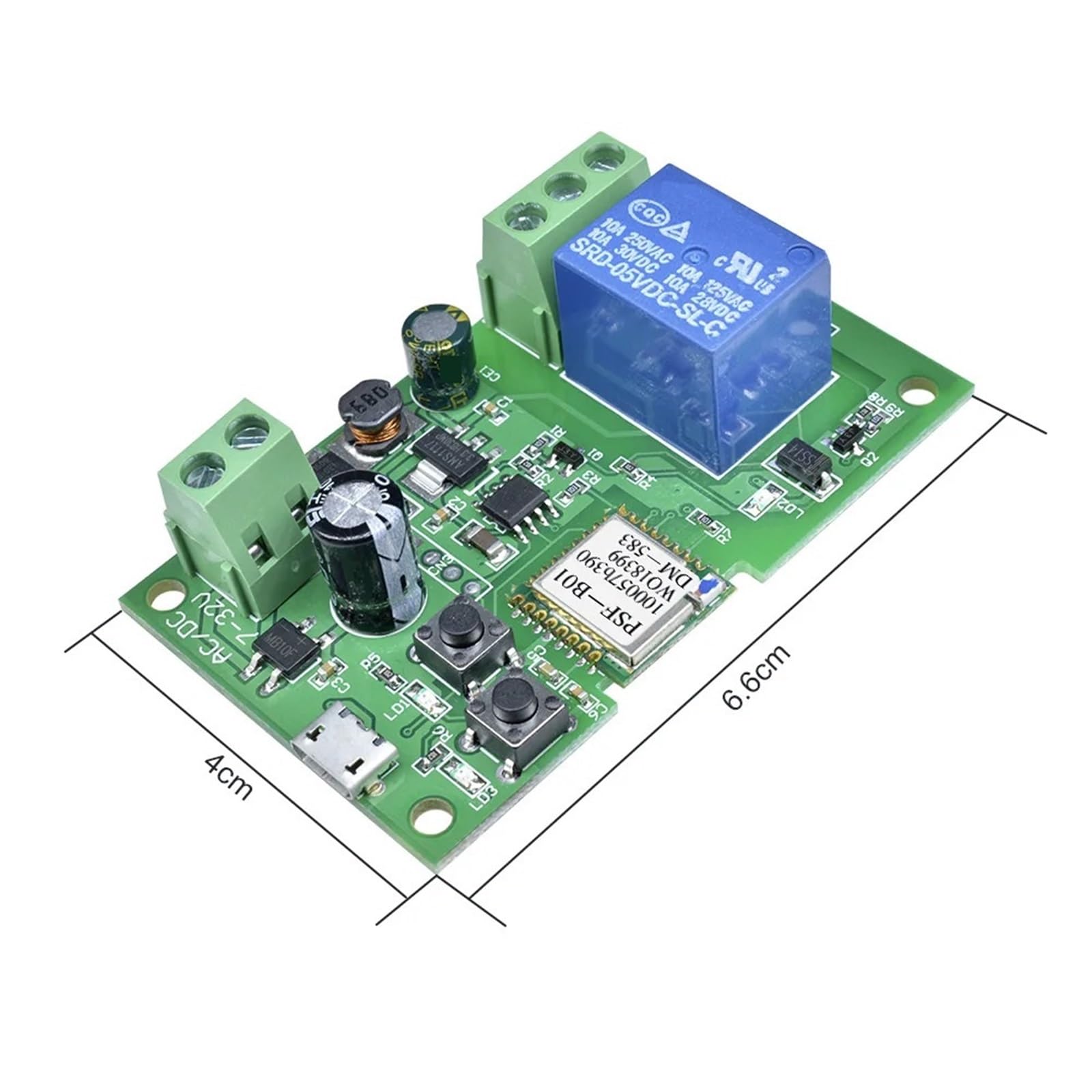 DC 5V/5V-12V WiFi Wireless Smart Switch Android IOS5V-12V WiFi Wireless Switch Modulo Relè for Smart Home, Casa Intelligente Relè di Tempo CE(DC 5V)