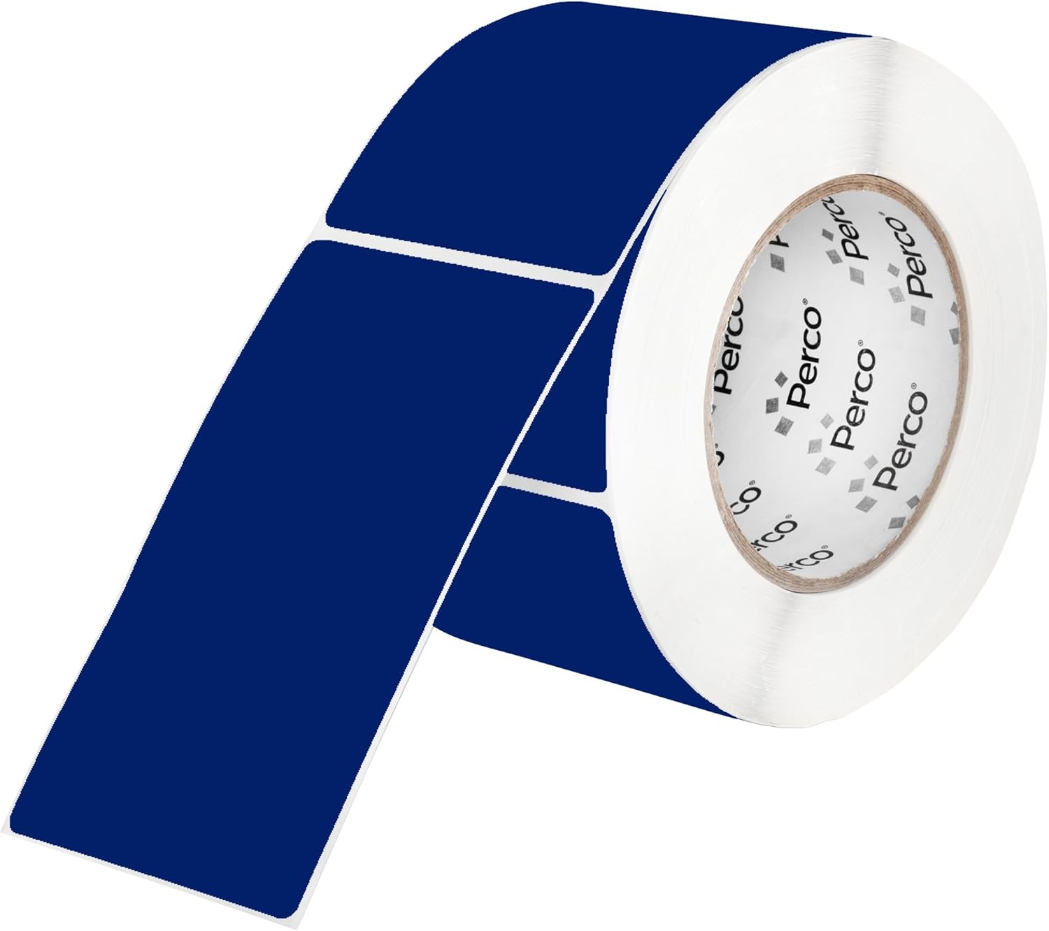 Perco Fluorescent Yellow Labels 3x5 Inch 500 Stickers/Roll with Easy Peel Perforation and Strong Adhesion for Inventory Management, Color Coding, Moving Boxes, Retail, Organizing & Crafts–Made in USA