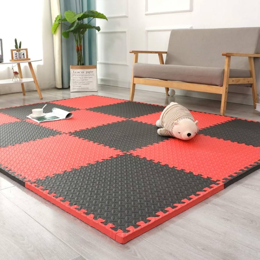 Amazon.co.jp: ジョイントマット 大判 おしゃれ 6畳 30*30*2.5cm*24