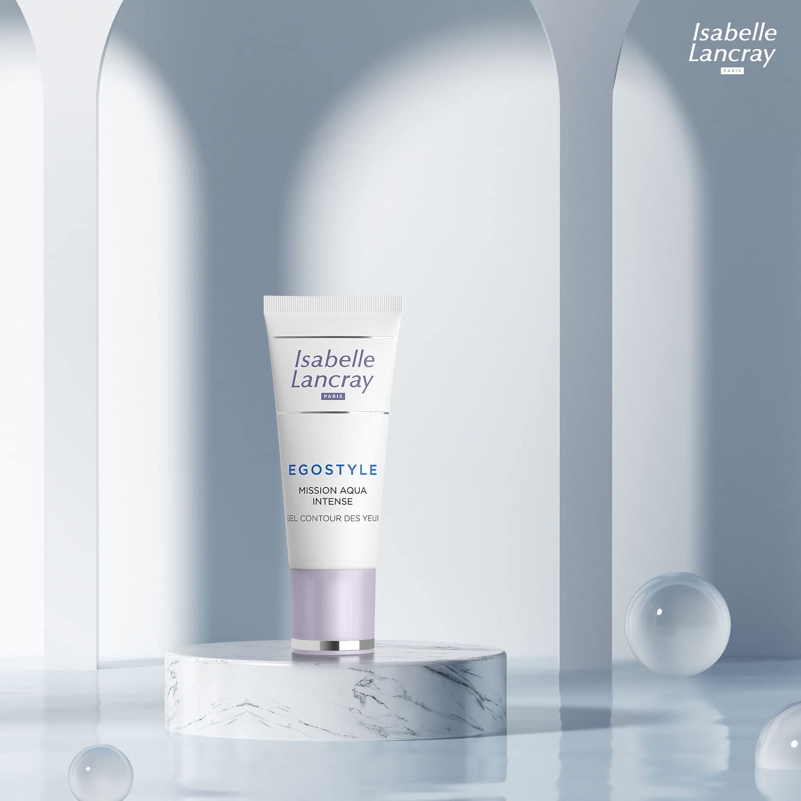 Isabelle Lancray Egostyle Mission Aqua Intense Gel Contour des Yeux - Feuchtigkeitsspendendes Gel für die Augenpartie, (1 x 20 ml)