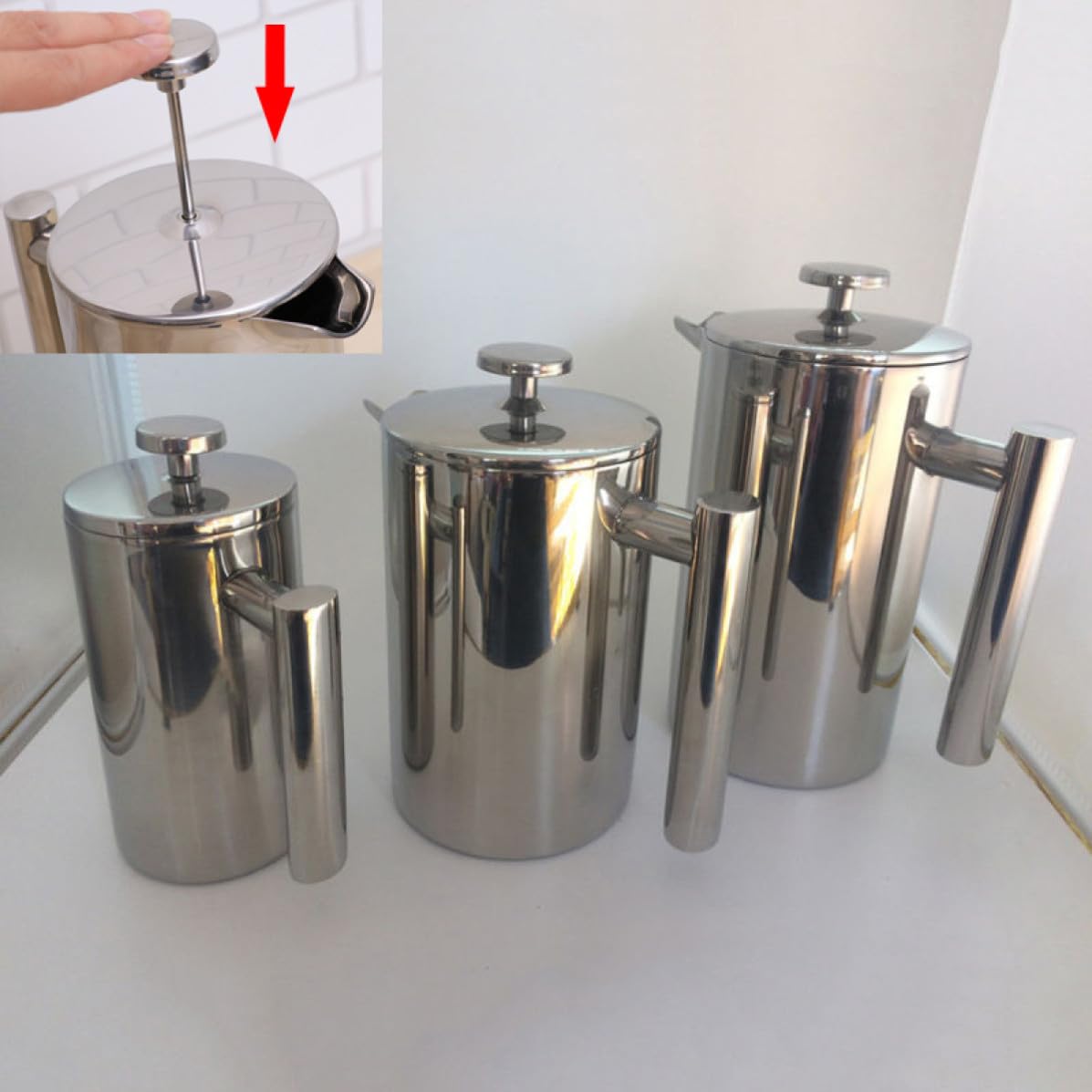 Doppelwandiger Edelstahlbecher 800ml mit Wärmespeicherung und Solidem Design für Outdoor Camping und Reise als Moderner Thermo Kaffeebecher und Teebereiter