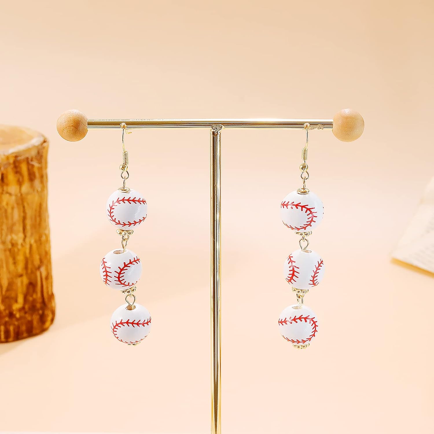 Baseball Earrings for Women Baseball Mom Essentials Accessories Gifts Lightweight Game Day Team Sports Earrings Jewelry Party Favors Shirts Women - Image 4
