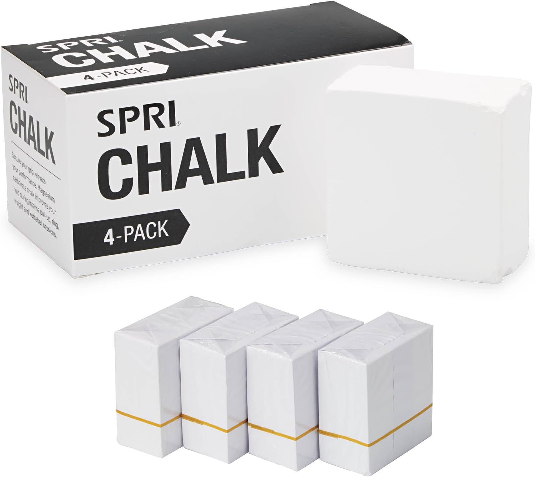 SPRI Chalk Block, Chalk Ball & Liquid Chalk โ Non Slip Grip For Gymnastics, Rock Climbing, Bouldering, Weight-Lifting, Strength Training