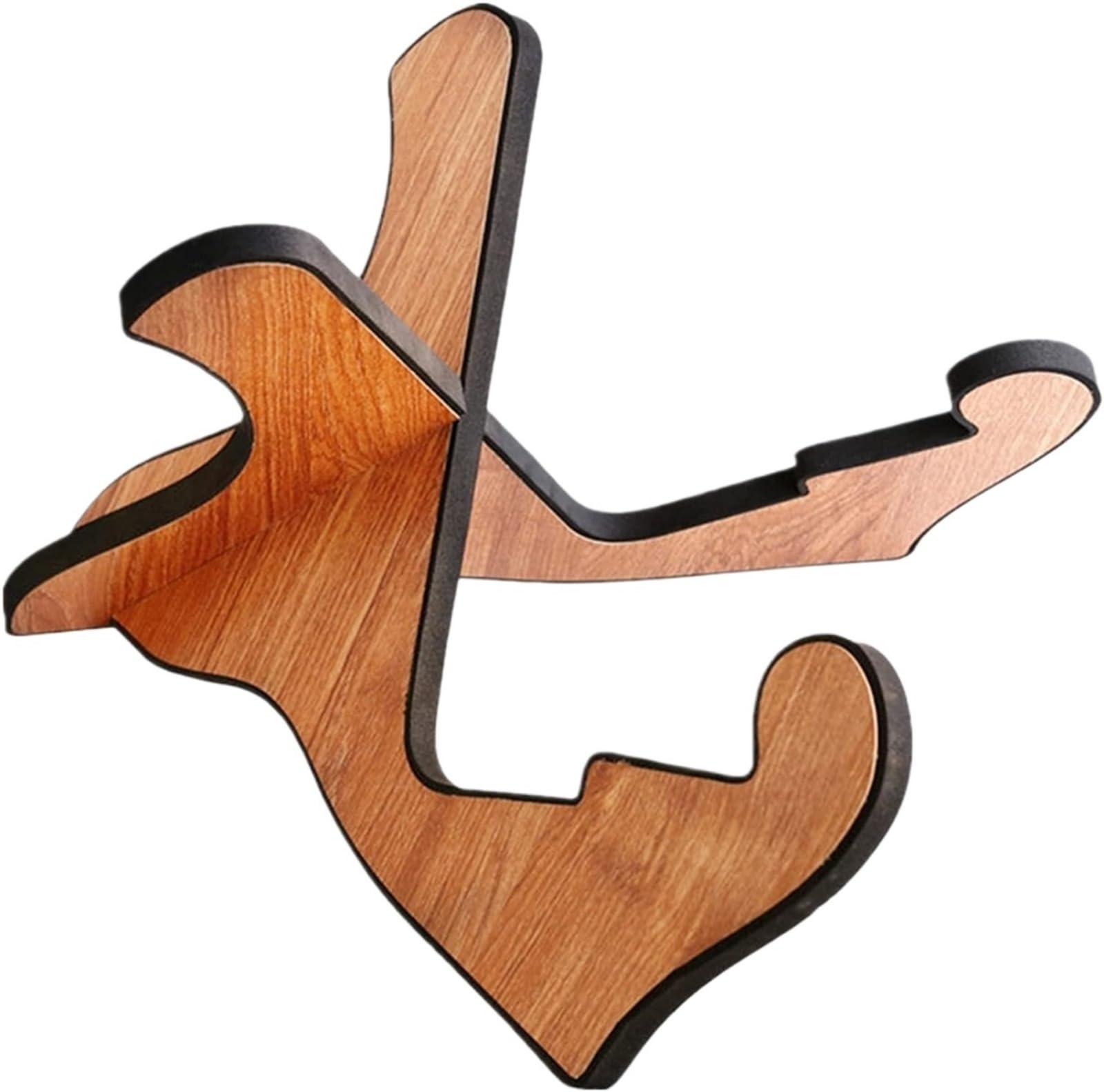 GCYEIDMA Guitar Stand Wood Detachable Wooden Guitar Stand Non-Slip Floor Holder For Acoustic Electric Classical Bass Guitars And Ukulele(Light Brown)