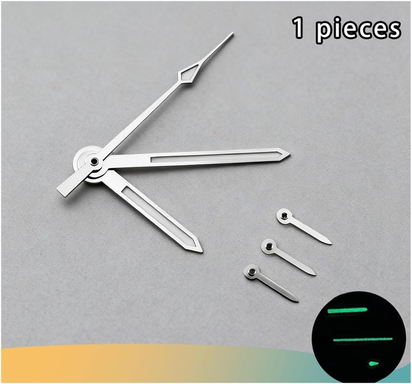 VK63 Hands for Movement Speed Chronograph Watches Replacement 6 Watch Pointer Accessories(#18/30)