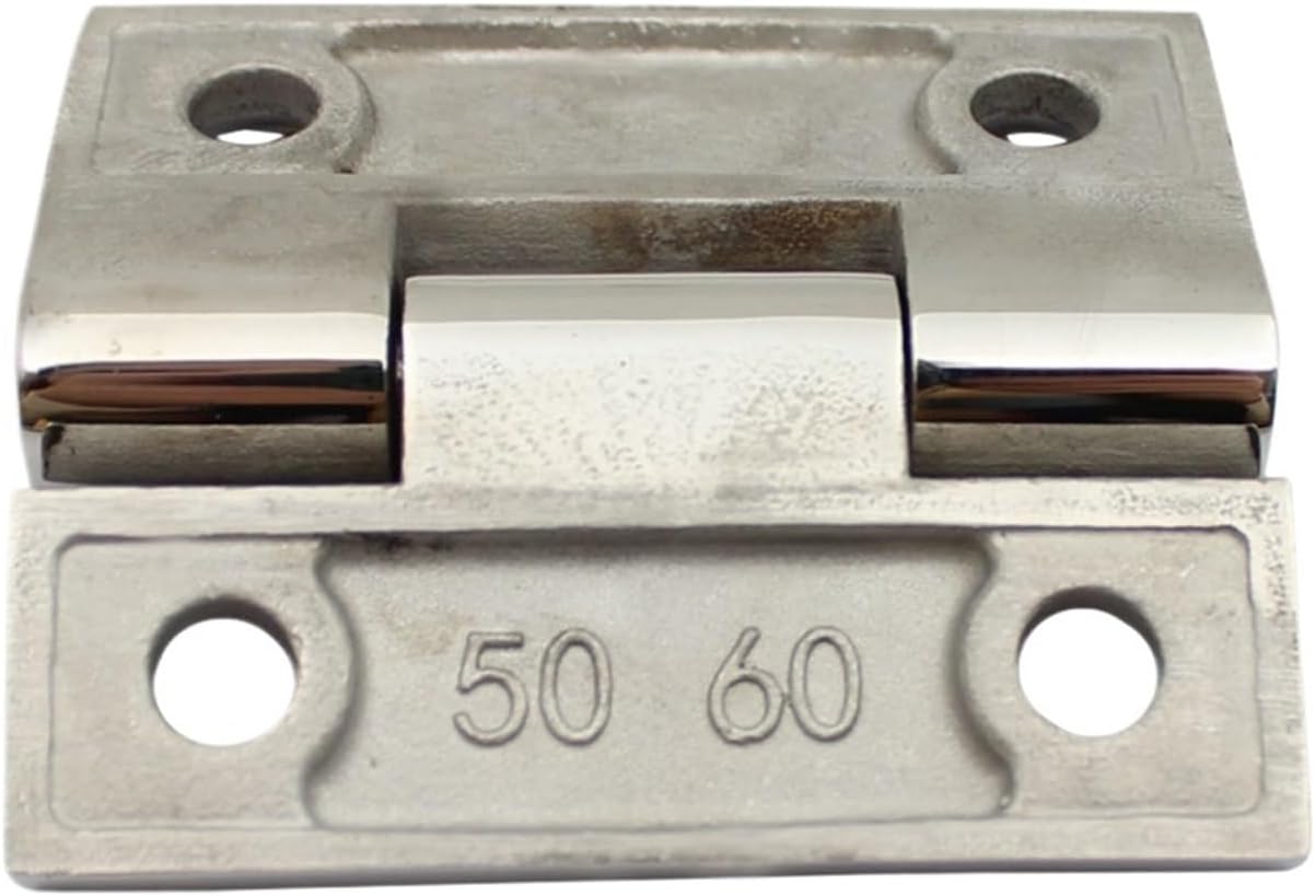 Boat Hardware Accessories Marine Hinge 316 Stainless Steel Hatch Hinge 6 * 50 * 60mm 1Pcs