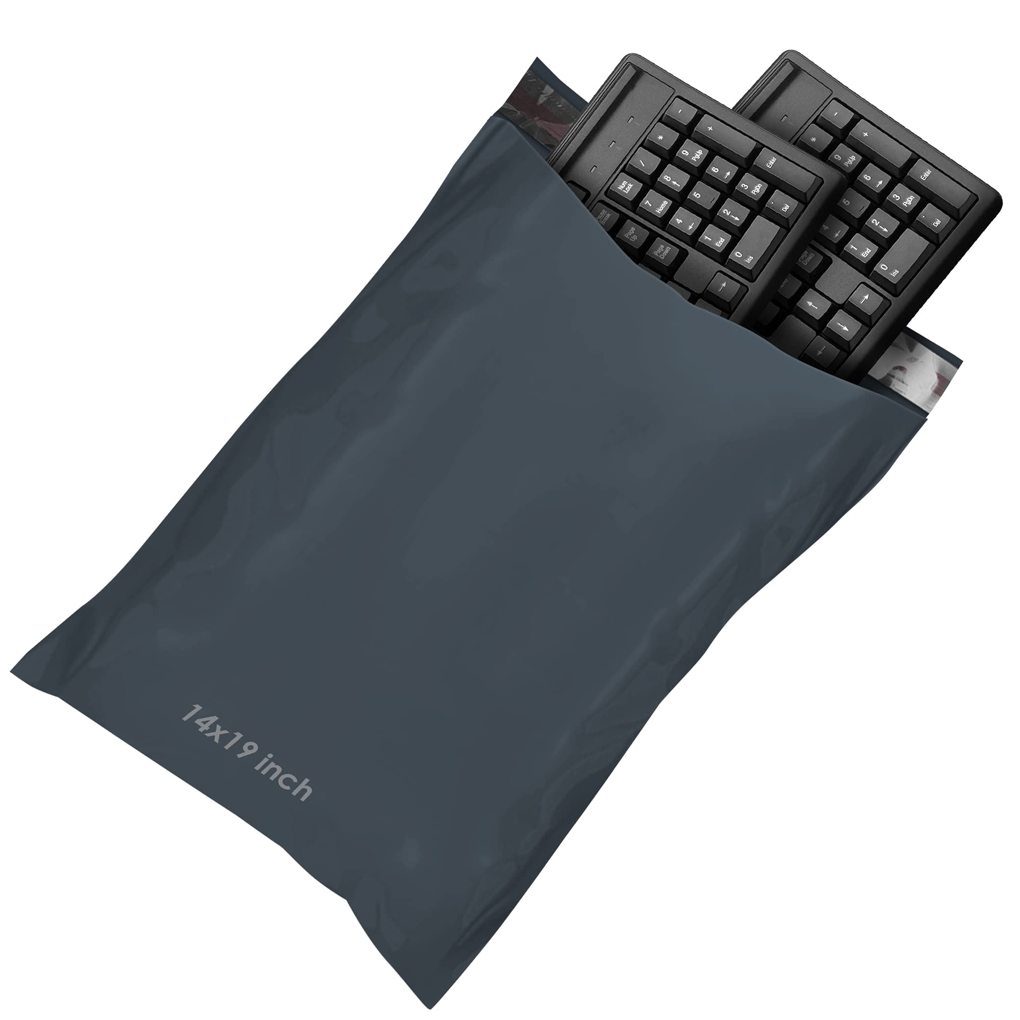Yunju Light Mailing Poly Postal Self Seal Bags Mailing Bags Postage Packaging Mailers Posting Shipping Post Parcels Package Bags 14X19 Inch 10 Pack