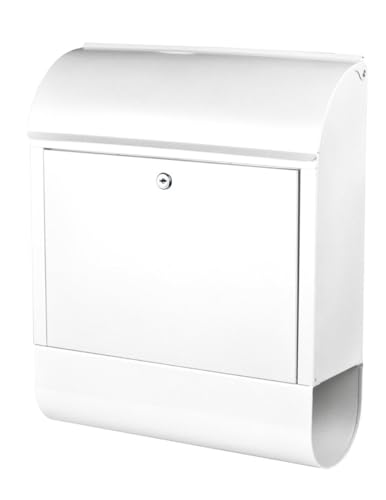 Burg-Wächter Briefkasten Scandic H.460mm B.380mm T.125mm weiß STA DIN C4 Burg-Wächter Briefkasten Scandic H.460mm B.380mm T.125mm weiß STA DIN C4
