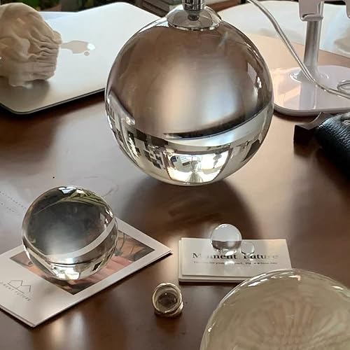 Miniatura 4 de Bola de cristal K9, bola de cristal transparente, esfera mágica para decoración, fotografía de lentes, meditación, adivinación de mirada, adorno de