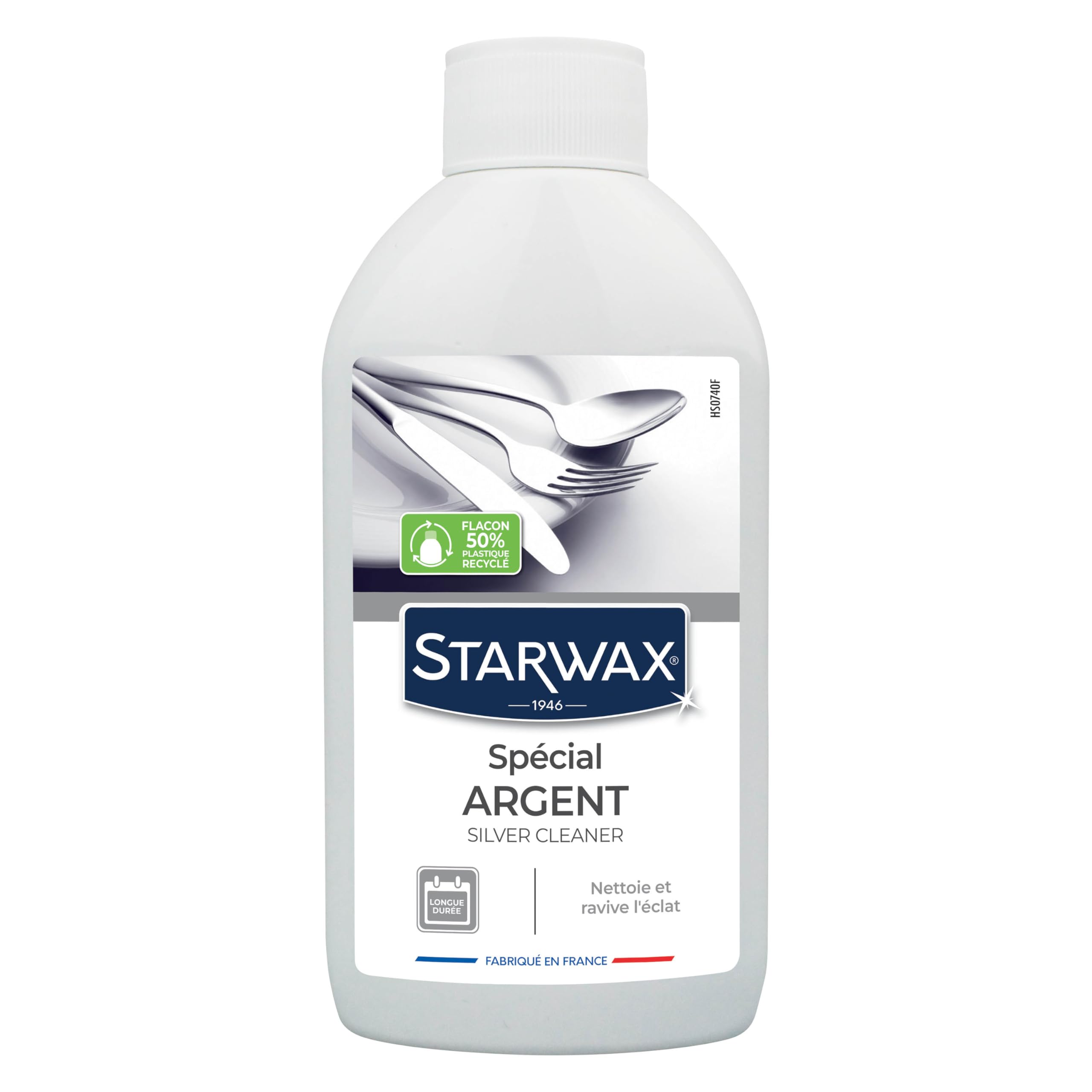 STARWAX Nettoyant Argent - 250ml - Idéal pour Nettoyer et Faire Briller l'Argenterie