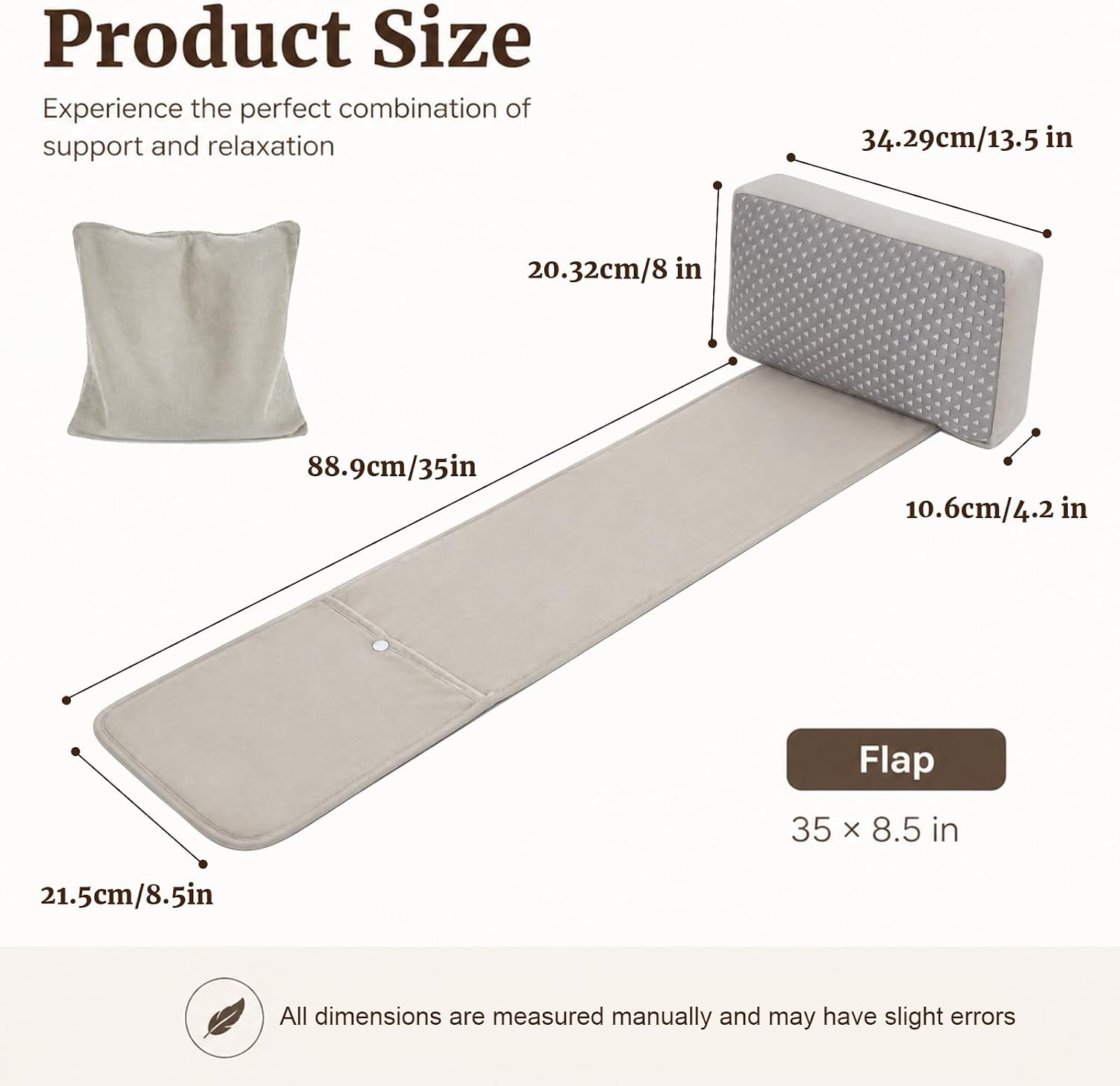 Neck Pillow for Recliner, Adjustable Headrest Support Pillow
