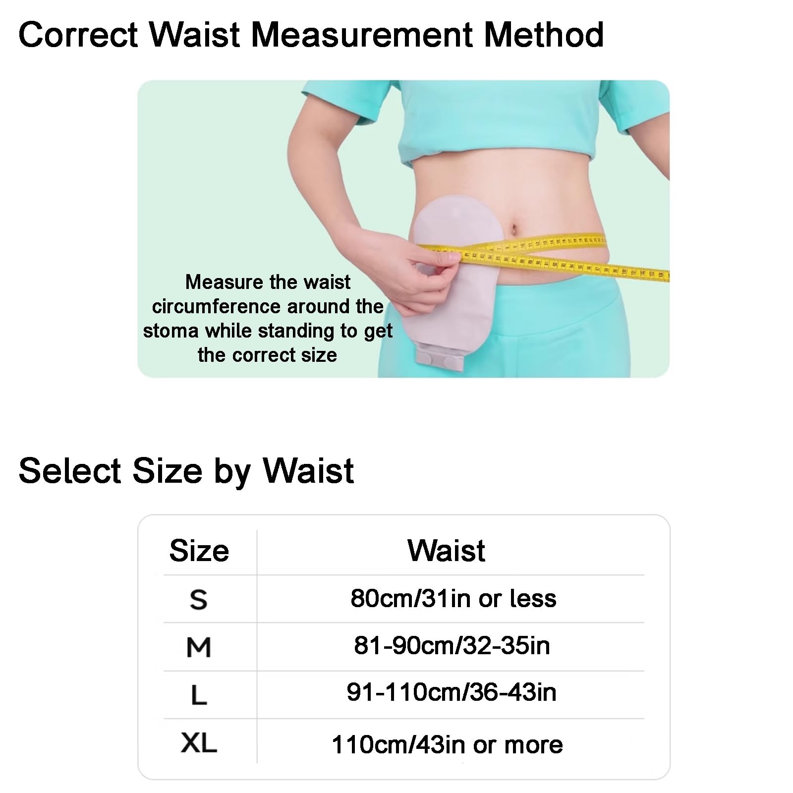 Fascia Addominale, Fascia Addominale Post Operatoria, Cintura Stoma, Design Sottile e Leggero, per Uomo e Donna, per Sacca per Stomia con Diametro di 6 Cm(L)