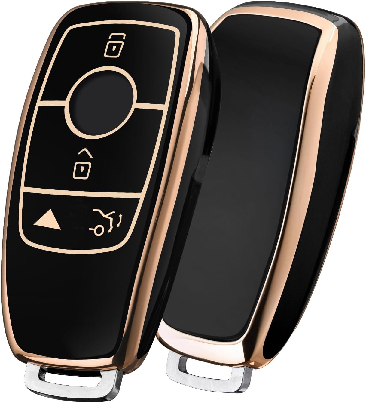 ELOHEI Premium Soft TPU 360° Protection Key Fob Cover for Mercedes Benz E