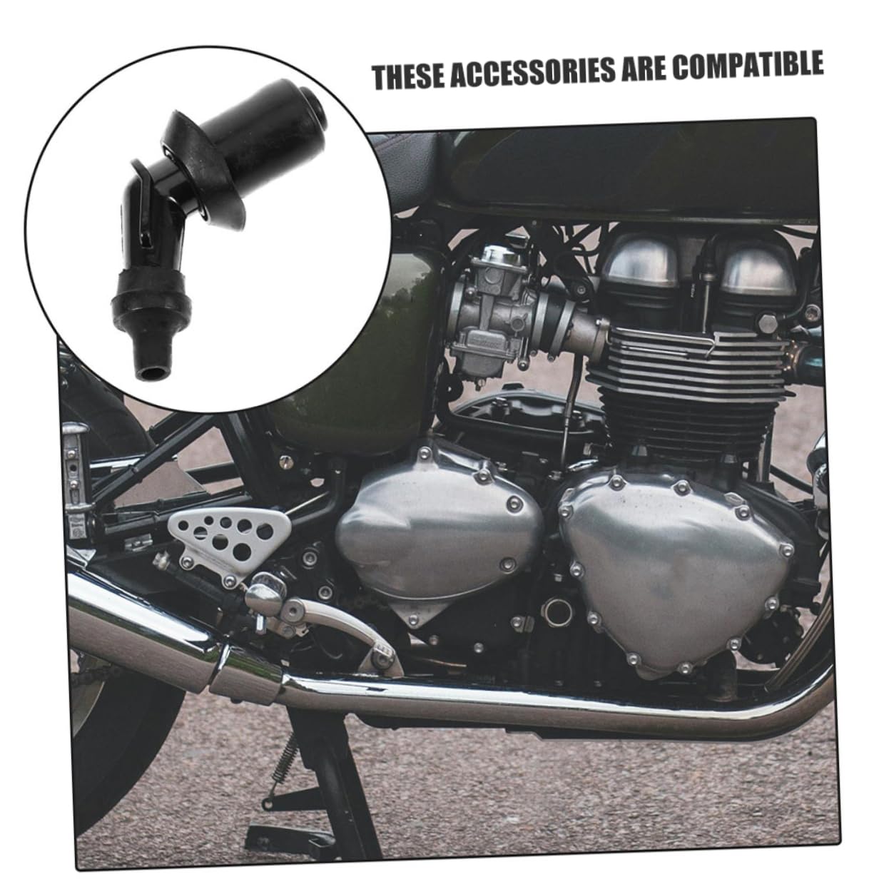 Luxshiny Cappuccio Candela Alta Tensione Per Scooter 5 Pezzi, Copertura Spina Resistente Al Calore, Accessori Di Ricambio Per Motociclette e Tosaerba, Installazione Semplice Per Motori Sottoscocca
