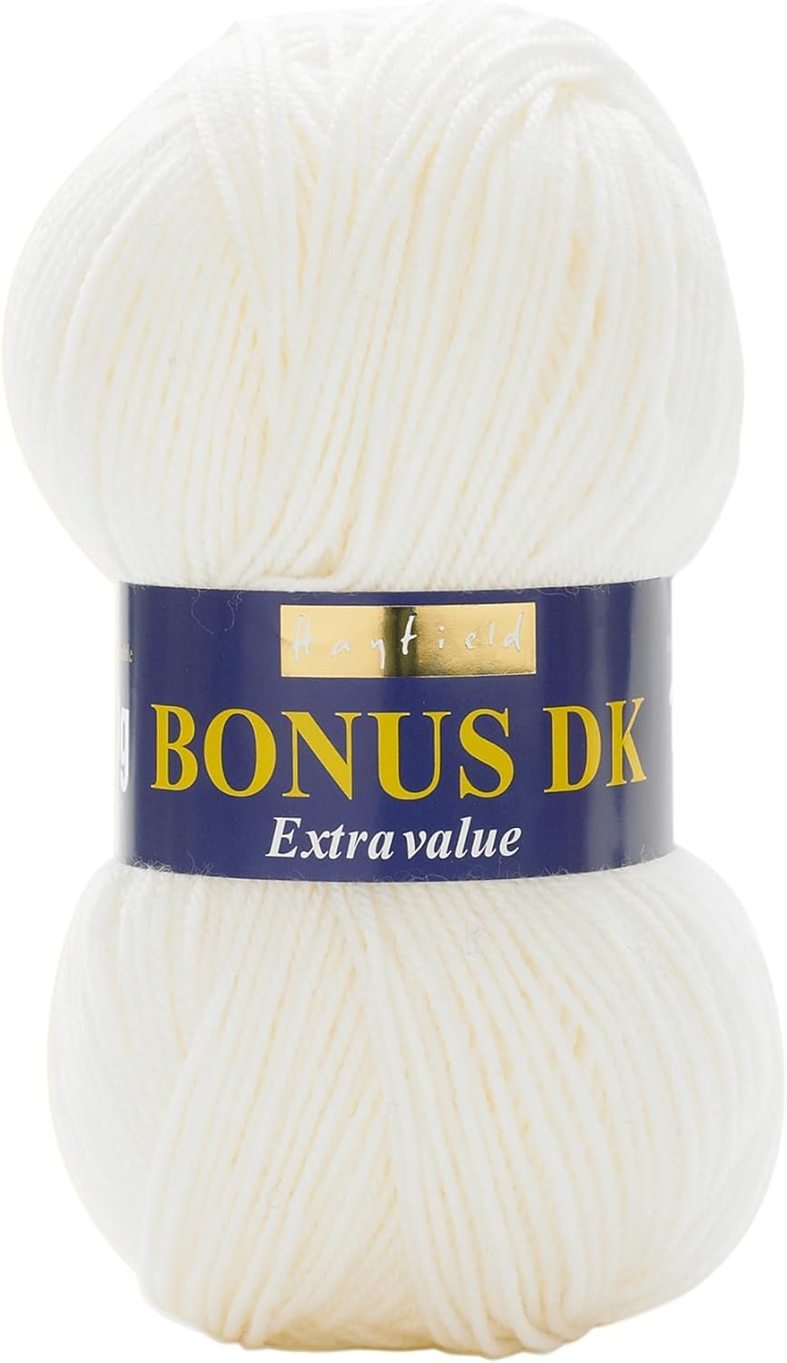 Hayfield Bonus DK Double Knitting, Cream (812), 100g by Sirdar