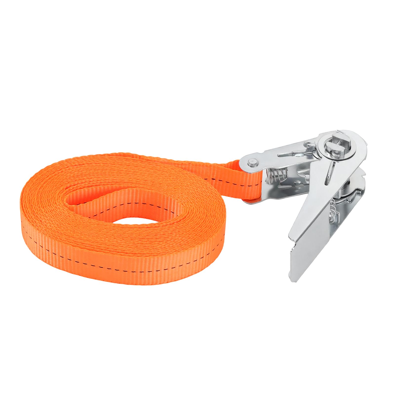 6 sztuk 6 m x 25 mm pasy mocujące z grzechotką, 800 kg, regulowany pas mocujący z grzechotką, szerokość 25 mm, do zastosowań motocyklowych
