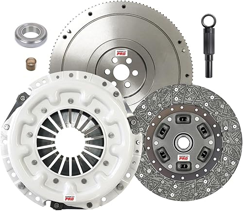 ClutchMaxPRO Heavy Duty OEM Clutch Kit & Flywheel Compatible with 1983-1996 Nissan 720 D21 Pickup 2.0L 2.4L 2WD 4WD (CP06038HDFW-CK)