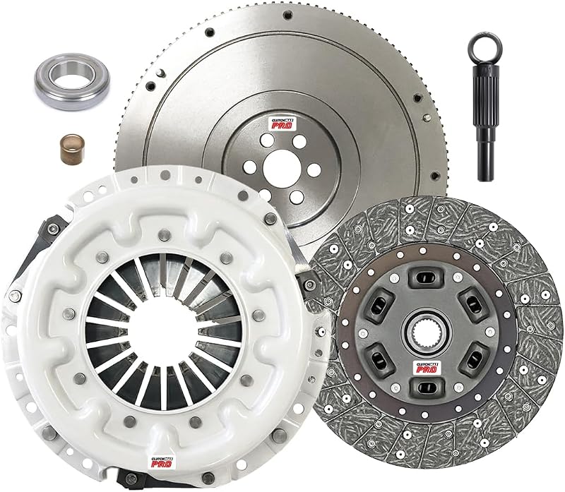 CMPRO OEM Clutch Kit & Flywheel fits 83-96 720 D21 Pickup 2.0L 2.4L | OEM Replacement fits Pathfinder Lujo SE Tipico XE Corto Cab Doble Estacas Largo E Deluxe Sport Truck | Daily Driving