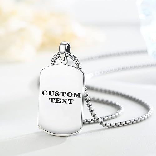 Miniatura 5 de Brisskaari Collar con colgante de San Miguel, San Cristóbal, San Patricio, San Juda, San Benito, San José, plata de ley 925, medalla de amuleto de