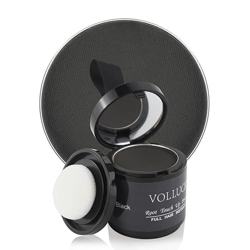 Miniatura 9 de VOLLUCK Polvo de retoque de raíz, polvo instantáneo para la línea del cabello para áreas delgadas y cobertura de cabello gris, cobertura de raíz