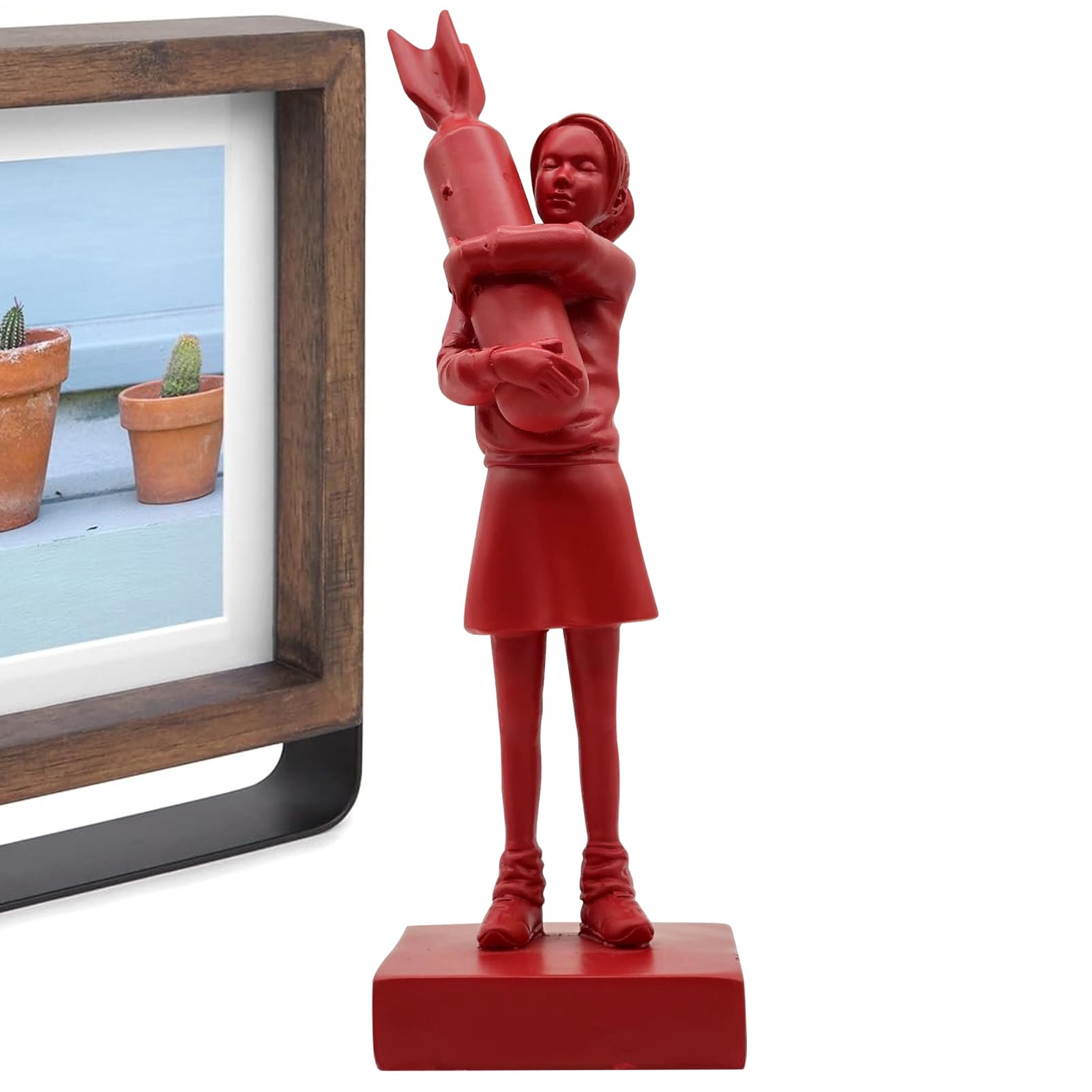 Figurine de fille en résine, le cadeau idéal pour décoration de chambre