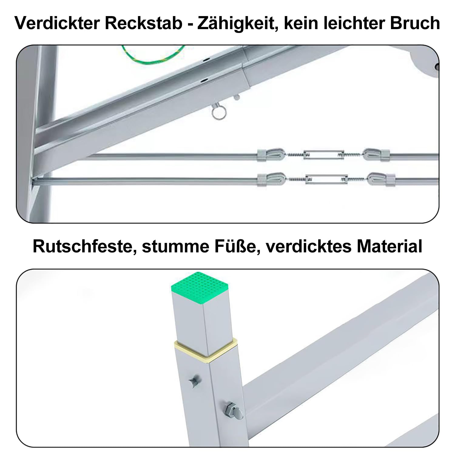 Verstellbare klappbare Arbeitsplattform, tragbares Gerüst, höhenverstellbares verzinktes Gerüst für Deckenreinigung, Malerarbeiten, maximale Belastung 360kg,180x37cm