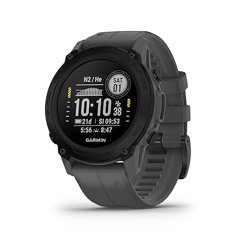 Garmin Descent™ G1, computadora de buceo resistente, múltiples modos de buceo, seguimiento de actividad, gris pizarra