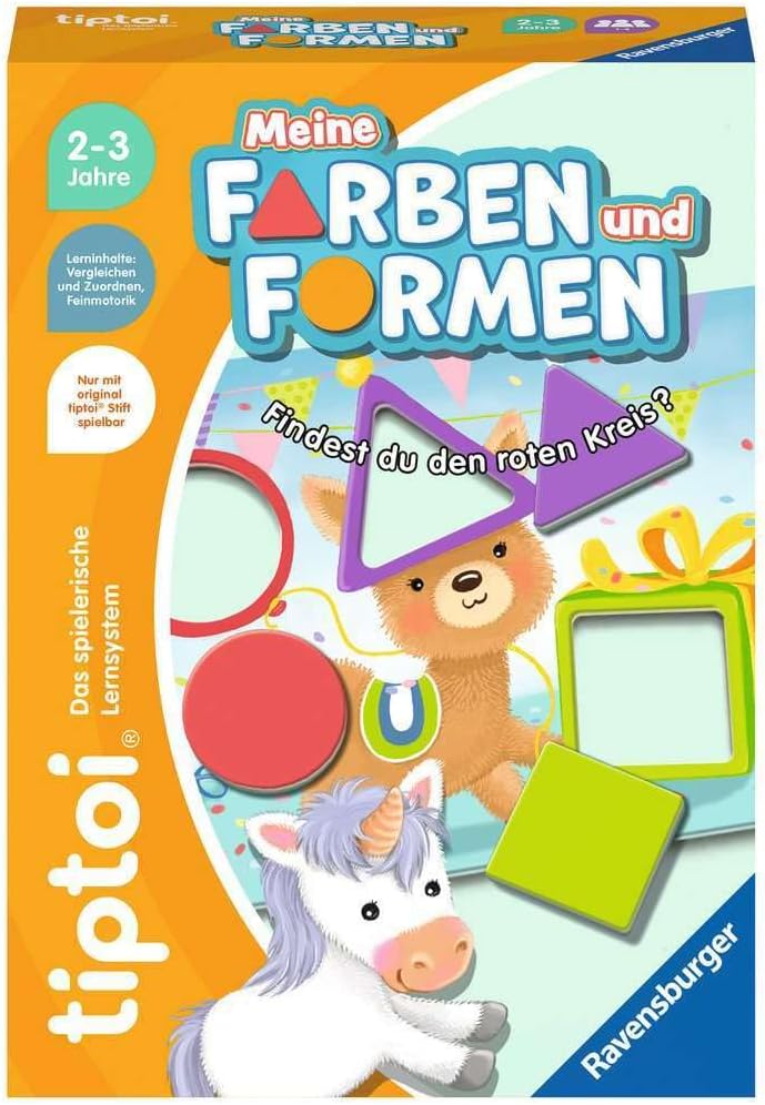 tiptoi Spiel 00168 - My Colours and Shapes, Educational Game for Children from 2 Years - Birthday Gifts