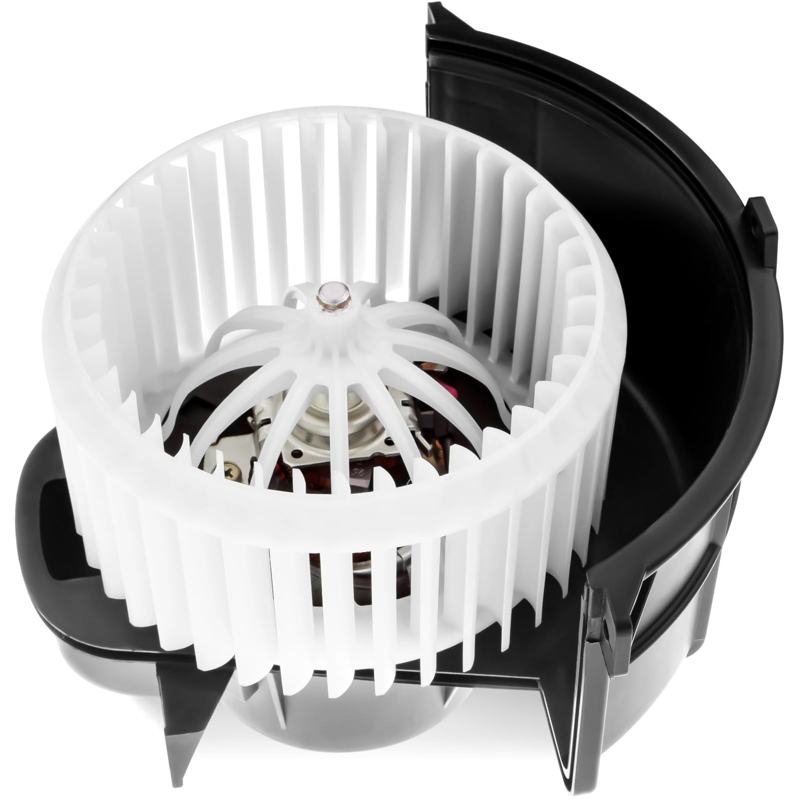 HVAC Blower Motor Fit for Audi Q7 2007-2015/Volkswagen VW Touareg 2004-2010/Porsche Cayenne 2003-2006,2008-2010 Front Side AC Heater Automotive Replacement Blower Motor Fan Cage Assembly 700262