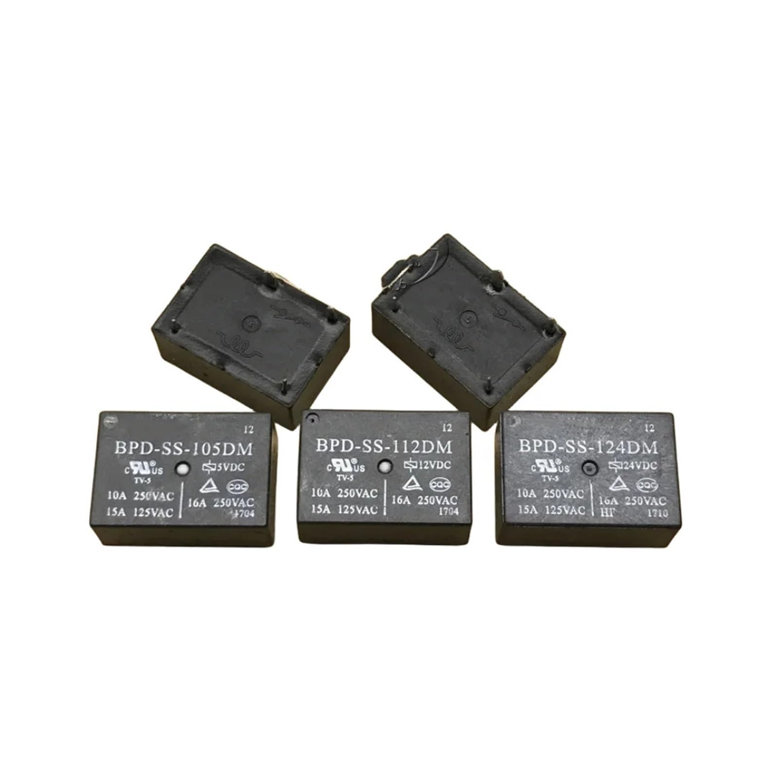Relais Bpd-ss-105 DM 112 DM 124 DM 5v 12v 24v HF 7520 808 F16 à DIP-4PIN BPD-SS-105DM BPD-SS-112DM BPD-SS-124DM, 2 pièces (Size : BPD-SS-124DM)