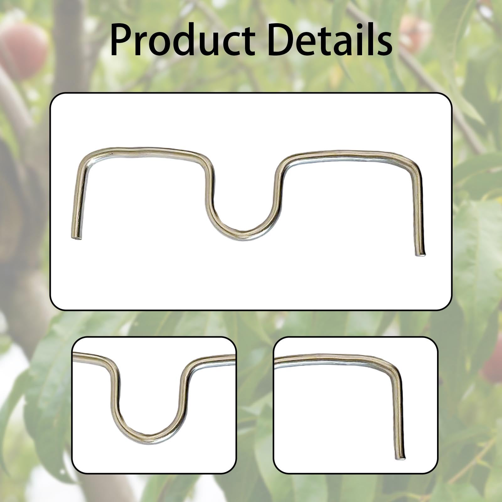 50 Pièces Écarteur de Branche Arbre Fruitier Outil Courbure Attache Métal Solide Réutilisable Adapté Entretien Vergers Arboricole, M13