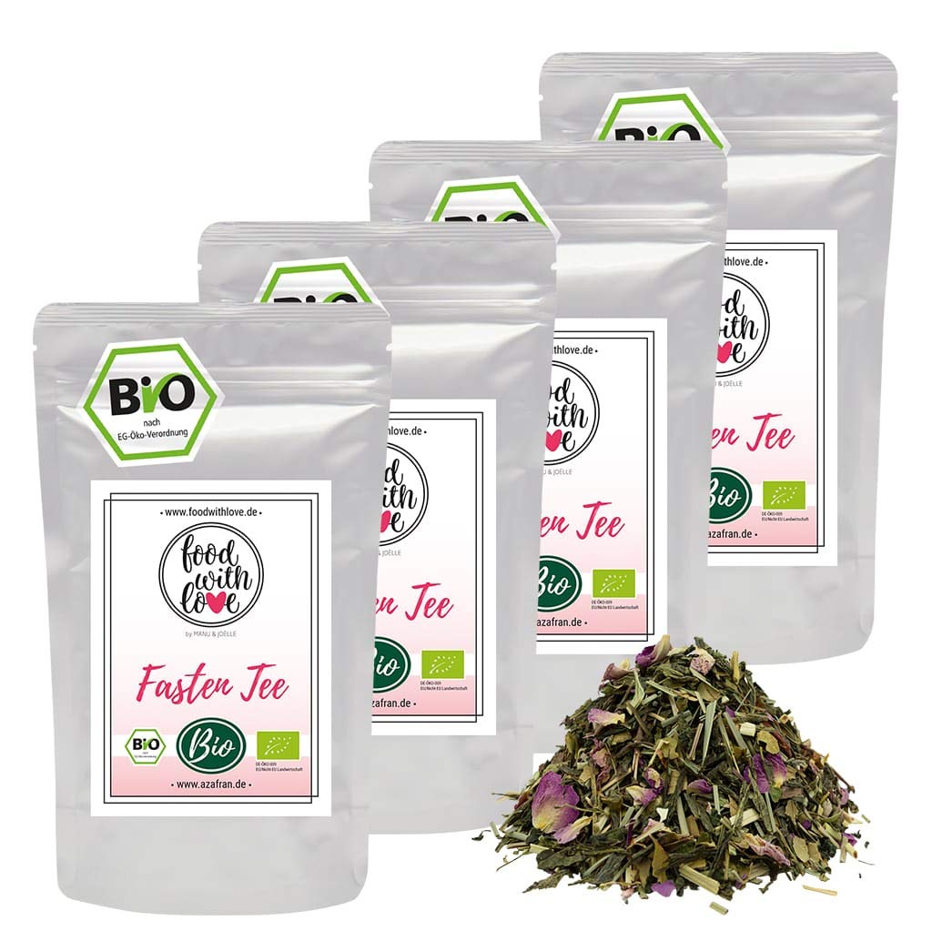 Azafran BIO Fasten Tee Sencha Kräutertee als Fastenkur Ergänzung 1kg | Sanft-herb für bewusste Teezeiten