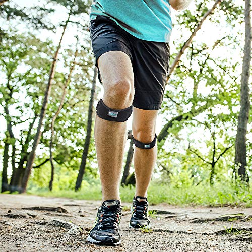 Knee Brace Patella Strap 2 Pack for Pain Relief, Running, Hiking, Trekking, Biking and Other Sports, FDA Registered by Sable - Thumbnail 4