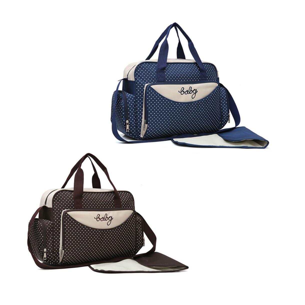 SHERCHPRY 1 Satz 5St Reisewindeltasche reisen Handtasche Wickeltasche Reisetasche die Einkaufstasche Mama Tasche Tragetasche mit großem Fassungsvermögen tragbar Babytasche Rucksack Mutter