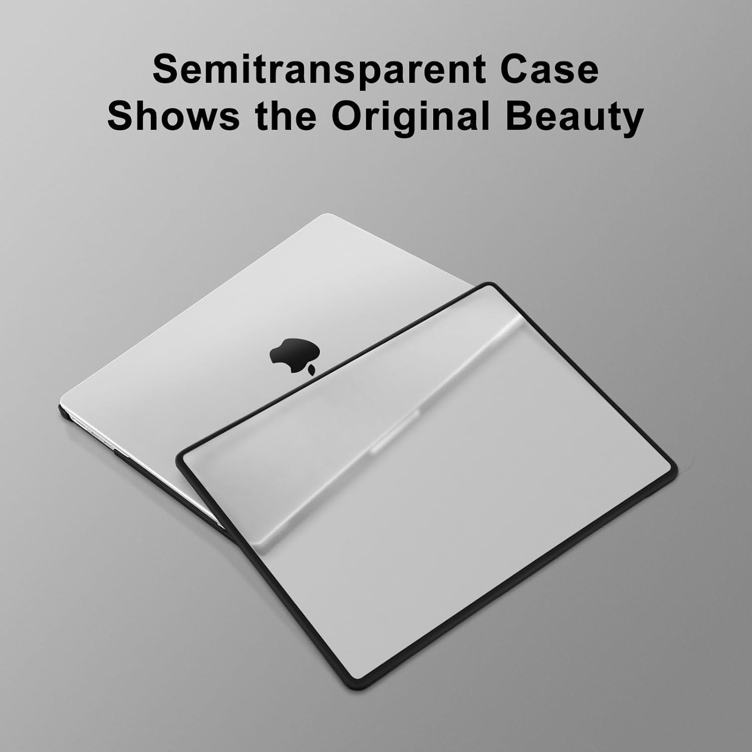 MOSISO Compatible with MacBook Air 13 inch Case 2026-2022 M4 A3240 M3 A3113 M2 A2681, Crack-Resistant Hard Case with TPU Frame Bumper&Keyboard Skin&Screen Film for MacBook Air 13.6 inch, Translucent - Image 5