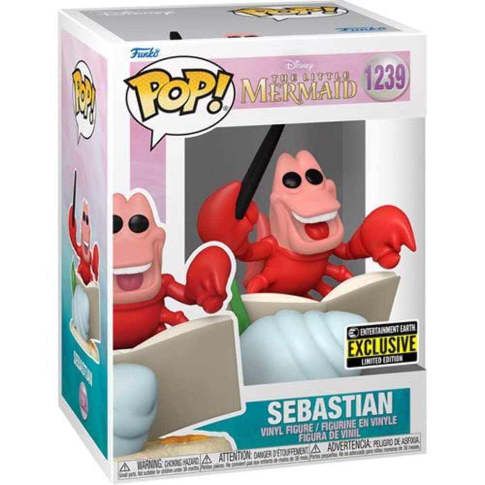 Funko Pop! Disney - The Little Mermaid - Sebastian Figure (Entertainment Earth Exclusive)